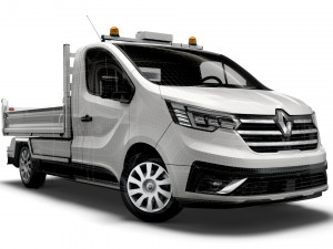 renault trafic tipper 2021 3D Model