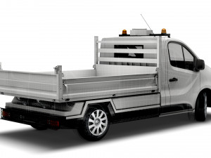 renault trafic tipper 2021 3D Model