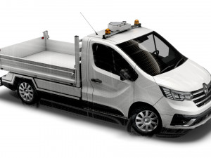 renault trafic tipper 2021 3D Model