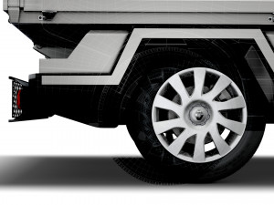 renault trafic tipper 2021 3D Model