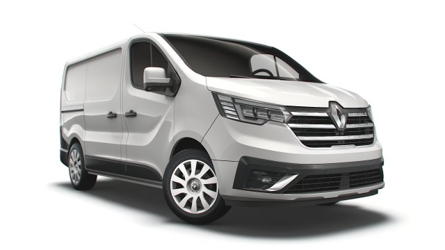 renault trafic van 2021 3D 모델 .c4d .max .obj .3ds .fbx .stl .blend 