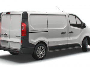 renault trafic van 2021 3D 모델