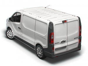 renault trafic van 2021 3D 모델