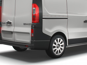 renault trafic van 2021 3D 모델