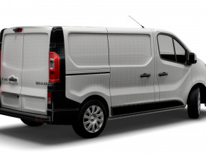 renault trafic van 2021 3D 모델