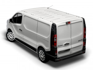 renault trafic van 2021 3D 모델