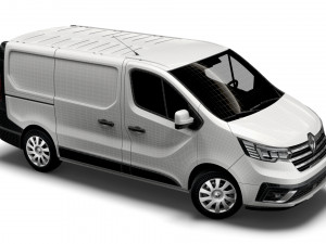 renault trafic van 2021 3D 모델