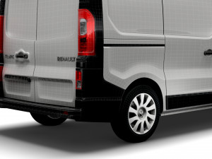 renault trafic van 2021 3D 모델