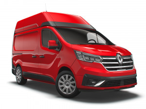 renault trafic van l1h2 2021 3D Модель