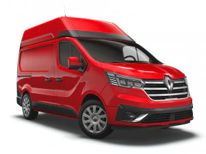 रेनॉल्ट ट्रैफिक वैन L1H2 2021 3D मॉडल