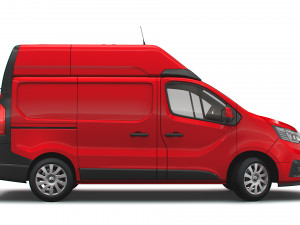 renault trafic van l1h2 2021 3D Model