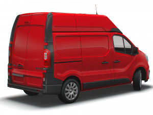renault trafic van l1h2 2021 3D Model