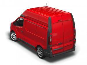 renault trafic van l1h2 2021 3D Model