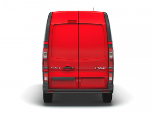renault trafic van l1h2 2021 3D Model
