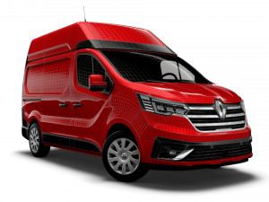 renault trafic van l1h2 2021 3D Model