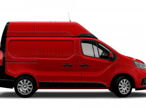 renault trafic van l1h2 2021 3D Model