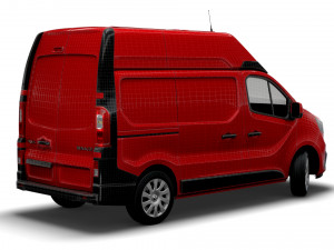renault trafic van l1h2 2021 3D Model