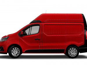 renault trafic van l1h2 2021 3D Model