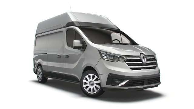 renault trafic van l2h2 2021 3D मॉडल .c4d .max .obj .3ds .fbx .stl .blend 
