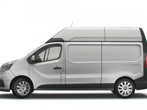 renault trafic van l2h2 2021 3D मॉडल