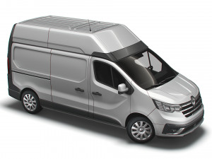 renault trafic van l2h2 2021 3D मॉडल