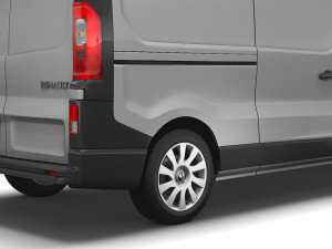 renault trafic van l2h2 2021 3D मॉडल