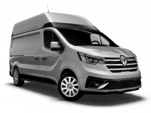 renault trafic van l2h2 2021 3D मॉडल