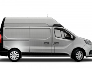 renault trafic van l2h2 2021 3D मॉडल