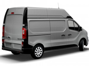 renault trafic van l2h2 2021 3D मॉडल