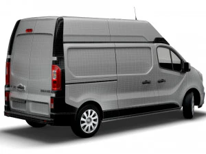 renault trafic van l2h2 2021 3D Model