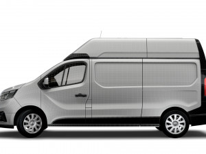 renault trafic van l2h2 2021 3D मॉडल