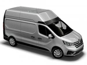 renault trafic van l2h2 2021 3D Model