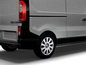 renault trafic van l2h2 2021 3D Model