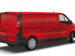 renault trafic van lwb 2021 3D Model