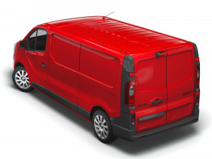 renault trafic van lwb 2021 Modello 3D