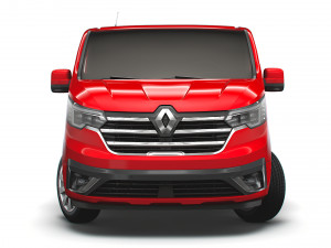 renault trafic van lwb 2021 Modello 3D