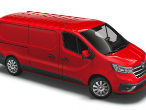 renault trafic van lwb 2021 Modello 3D