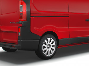 renault trafic van lwb 2021 Modello 3D