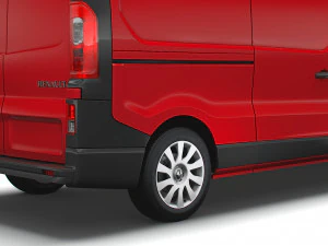 renault trafic van lwb 2021 3D Model