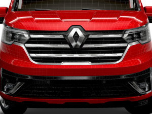 renault trafic van lwb 2021 Modello 3D