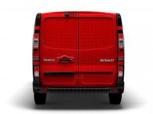 renault trafic van lwb 2021 3D Model