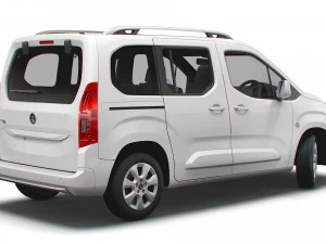 vauxhall combo life 2021 3D Model