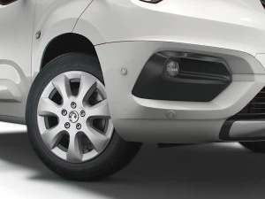 vauxhall combo life 2021 3D Model