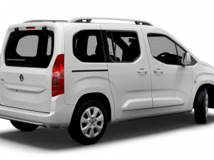 vauxhall combo life 2021 3D मॉडल