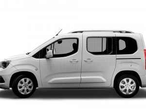 vauxhall combo life 2021 3D मॉडल