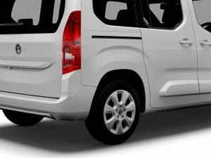 vauxhall combo life 2021 3D मॉडल