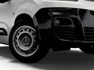 citroen berlingo van swb 2021 Model 3D