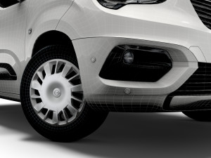 opel combo sportive swb 2021 Model 3D