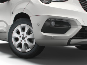 opel combo swb limited edition van 2021 Model 3D