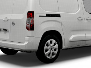 opel combo swb limited edition van 2021 Model 3D